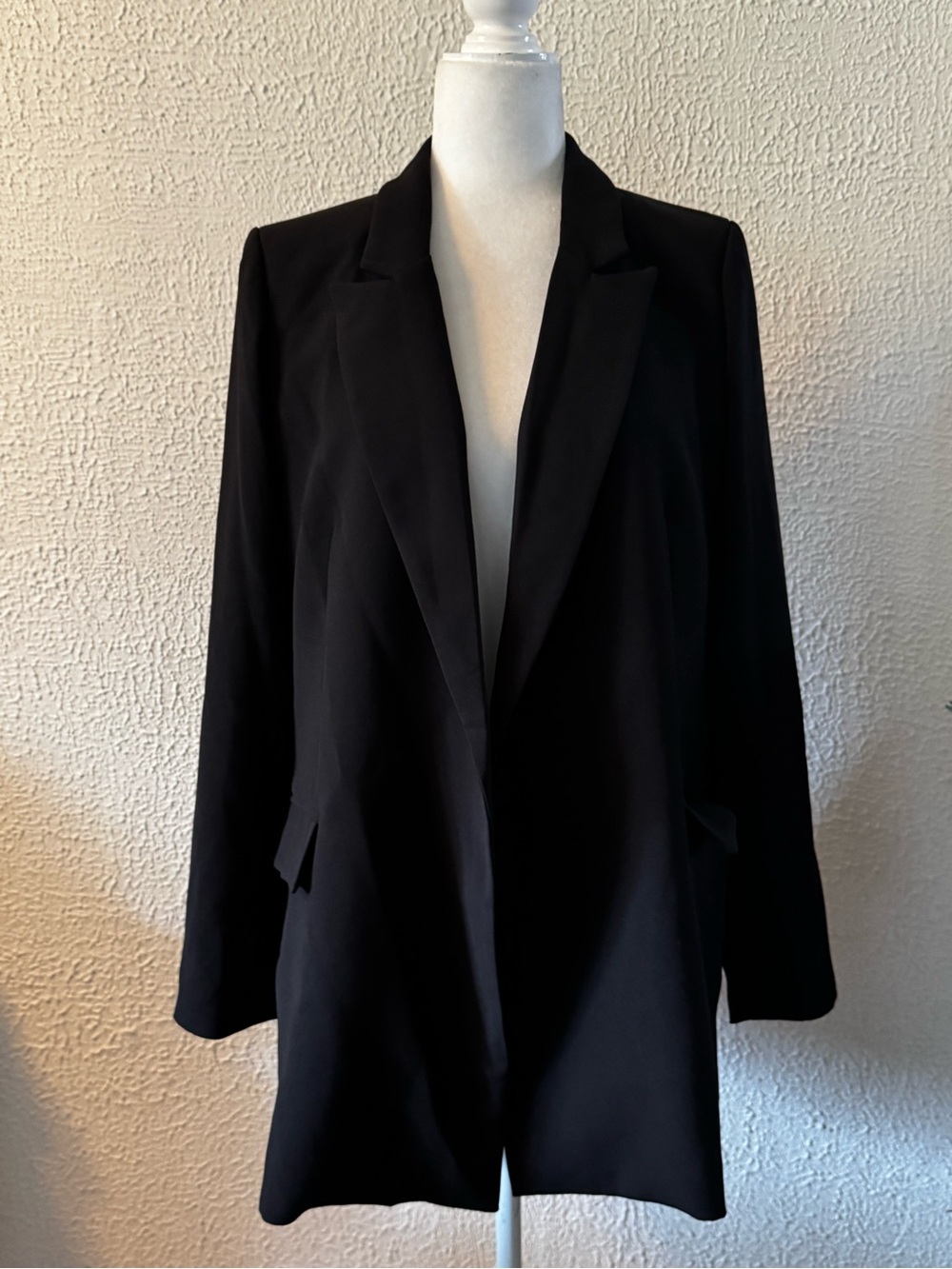 Rachel Zoe Black Long Blazer Jacket